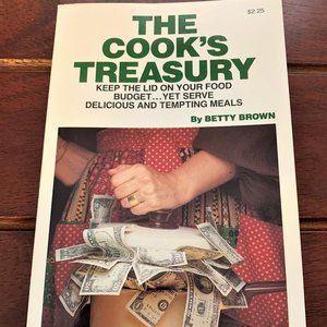 'The Cook's Treasury' by Betty Brown - Vintage Paperback Cookbook - 1980